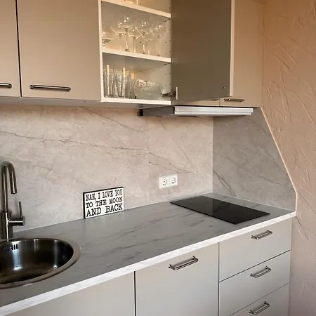 Juros Butas - Du Miegamieji Ir Svetaine Su Sofa Lova Apartamento